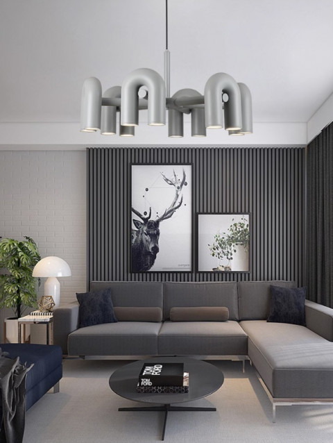 Подвесная люстра Inodesign Fanny Gray 6 40.8055